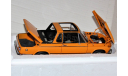 1/18 AUTOart BMW 2002 Baur Cabrio (E10) 1968 orange Germany, масштабная модель, scale18