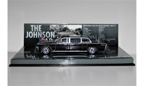 1/43 Minichamps LINCOLN Continental X-100 ’Quick Fix’ 1964 L.B. Jonson black, масштабная модель, scale43