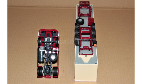 1/43 Eligor SCANIA R500 V8 New Topline Benne Cerealiere SOLUTRANS 2010 red/creme, масштабная модель, scale43