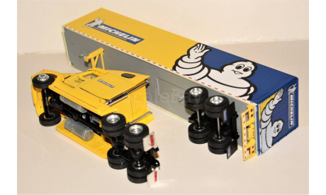 1/43 Eligor #200032 Freightliner FLC120 Century Class MICHELIN America yellow, масштабная модель, scale43