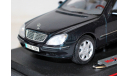 1/18 Maisto #31800 Mercedes-Benz S500 (W220) 1998 dark green metallic, масштабная модель, Maisto (made in Thailand), scale18