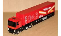 1/43 LBS #11355 RENAULT Magnum (6x2) 1998 WILLIAMS F1 dark red, France, масштабная модель, LBS, made in France, scale43