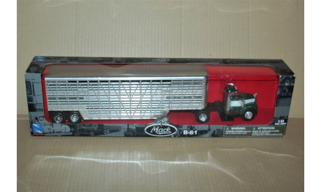 1/43 New Ray #16113 MACK B-61 + Trailer 1953 green/silver, масштабная модель, scale43