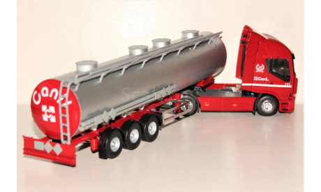1/43 Eligor #114384 IVECO Stralis 450 ACtive Space CANIL 2007 dark red, масштабная модель, scale43