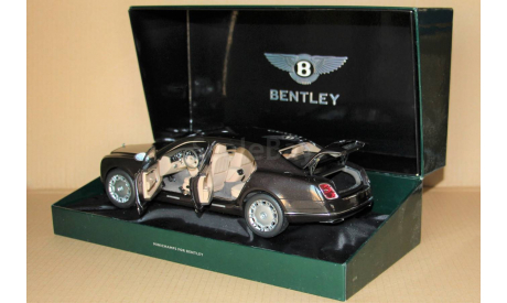1/18 Minichamps BENTLEY Mulsanne 2010 brown metallic, масштабная модель, scale18