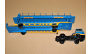 1/43 IXO #LE2240 UNIC MZ36 TCA Truck Car Transporter 1960 blue, France, масштабная модель, IXO (CAJA Camiones), scale43