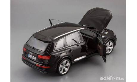 АУДИ Q7 черный, масштабная модель, 1:18, 1/18, Minichamps, Audi