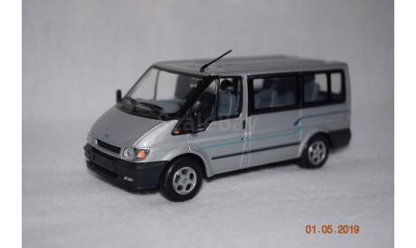 Ford Transit Bus silver 2000, масштабная модель, Minichamps, 1:43, 1/43