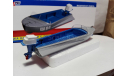 Лодка Казанка-М с ПЛМ Вихрь-23Р (с подставкой), масштабная модель, ModelPro, 1:43, 1/43