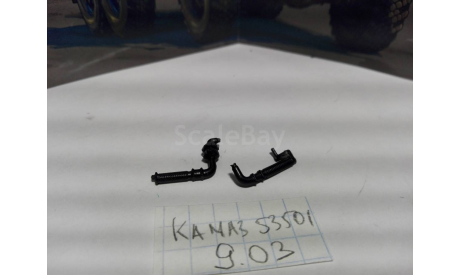 Трубы впуск-выпуск Камаз 2 шт., запчасти для масштабных моделей, AVD Models, 1:43, 1/43