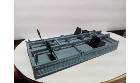 Прицеп ГКБ-8350 +кузов камаз 5320, масштабная модель, ПАО КАМАЗ, 1:43, 1/43