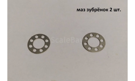 Колпак колеса МАЗ Зубрёнок 2 шт., фототравление, декали, краски, материалы, 1:43, 1/43