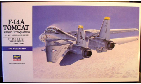 Палубный истребитель F-14A Tomcat 1:72 Hasegawa, сборные модели авиации, scale72