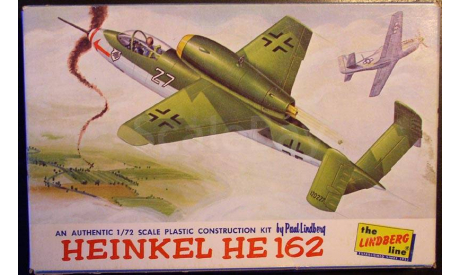 Хейнкель He 162A 1:72 Lindberg, сборные модели авиации, Heinkel, scale72