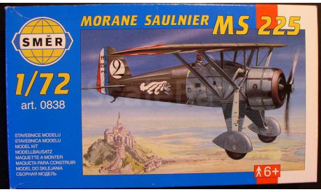 Morane Saulnier MS225 1:72 Smer/Heller +бонус, сборные модели авиации, scale72