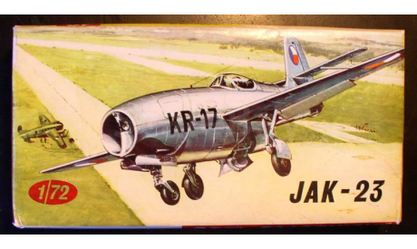 истребитель Як-23  1:72 KP, сборные модели авиации, scale72, Ильюшин