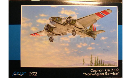бомбардировщик Капрони Ca.310 ВВС Норвегии 1:72 Azur, сборные модели авиации, scale72
