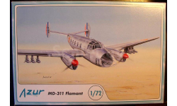 противопартизанский штурмовик Dassault MD.311 Flamant с ПТУР SS-11 1:72 Azur