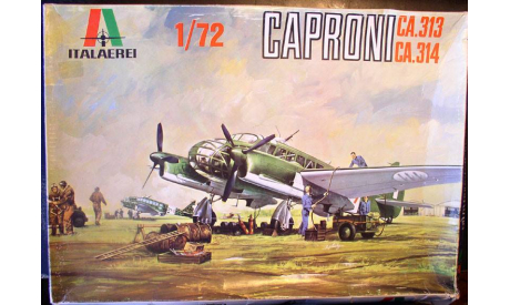 Бомбардировщик Caproni Ca.313/314 1:72 Italaerei, сборные модели авиации, Italeri, 1/72