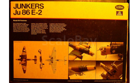 Бомбардировщик Юнкерс Ju 86E-2 1:72 Testors/Italeri, сборные модели авиации, Junkers, scale72