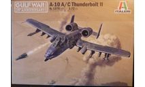 штурмовик Fairchild A-10A/C Thunderbolt II  (Gulf war)  1:72 Italeri, сборные модели авиации, scale72