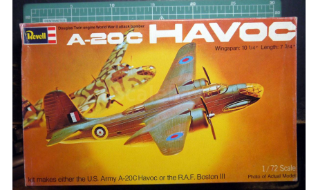 бомбардировщик A-20C Boston 1:72 Revell, сборные модели авиации, scale72