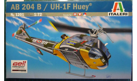 многоцелевой вертолет UH-1F Iroquois/AB-204 1:72 Italeri, сборные модели авиации, scale72