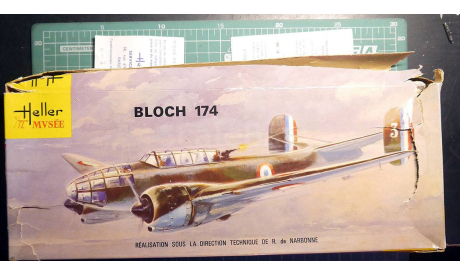 разведывательный самолет  Bloch 174A3 1:72 Heller, сборные модели авиации, scale72