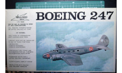 Пассажирский самолет Boeing 247  1:72 Williams brothers