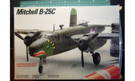 Бомбардировщик B-25C/D Mitchell 1:72 Italeri, сборные модели авиации, scale72