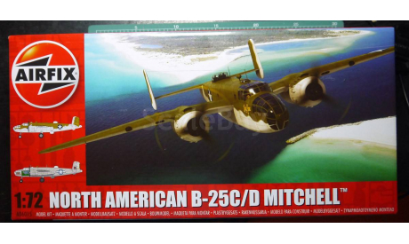 бомбардировщик B-25C Mitchell 1:72 Airfix  !!!NEW !!!, сборные модели авиации, scale72