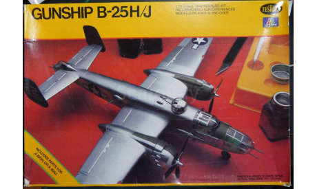бомбардировщик B-25J/H  Mitchell 1:72 Testors/Italeri, сборные модели авиации, scale72