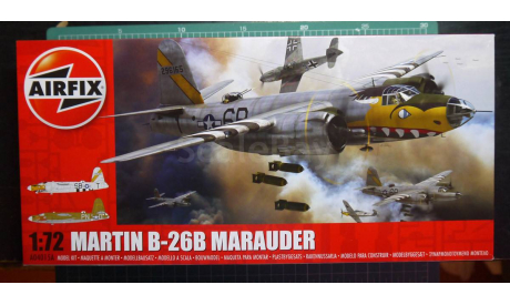 бомбардировщик B-26B  Marauder  1:72 Airfix, сборные модели авиации, 1/72