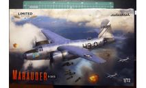 бомбардировщик B-26F/G Marauder 1:72 Eduard (Hasegawa), сборные модели авиации, scale72