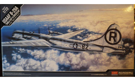 бомбардировщик B-29A Superfortress (Enola Gay & Bockscar) 1:72 Academy, сборные модели авиации, Boeing, 1/72