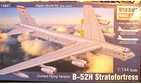 бомбардировщик B-52H Stratofortress 1:144 Minicraft, сборные модели авиации, scale144, Boeing