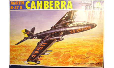 бомбардировщик Martin B-57B Canberra 1:72 Italeri, сборные модели авиации, scale72
