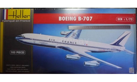 Пассажирский самолет Boeing 707  1:72  Heller, сборные модели авиации, 1/72