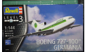 пассажирский самолет Boeing 727-100  1:144 Revell, сборные модели авиации, scale144