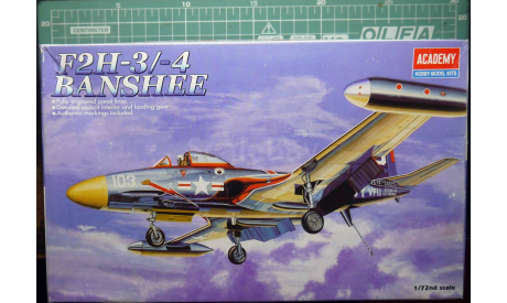 Палубный истребитель F2H-3/4 Banshee 1:72 Academy, сборные модели авиации, scale72