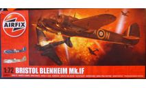 истребитель Bristol Blenheim IF 1:72 Airfix(NEW!), сборные модели авиации, scale72