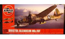 истребитель Bristol Blenheim IVF 1:72 Airfix(NEW!), сборные модели авиации, scale72