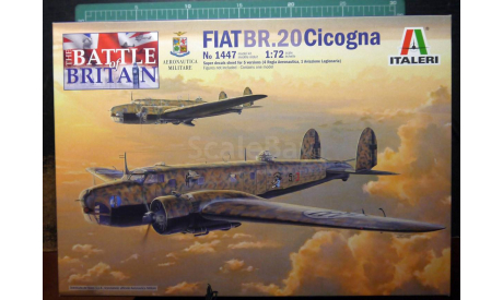 Бомбардировщик Fiat BR.20/20M  CICOGNA 1:72 Italeri, сборные модели авиации, scale72