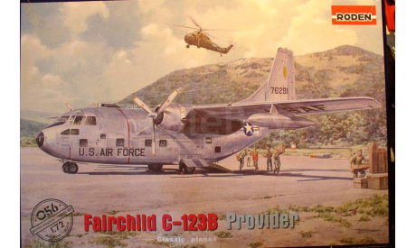транспортный самолет C-123B Provider 1:72 Roden, сборные модели авиации, scale72