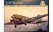 транспортный самолет C-47 Skytrain 1:72 Italeri, сборные модели авиации, Douglas, scale72