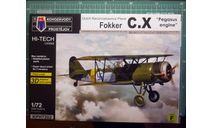 бомбардировщик Fokker C X ВВС Финляндии Hi-Tech 1:72 KP (ex- AZ model), сборные модели авиации, scale72
