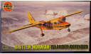 пассажирский самолет Britten Norman Islander/Defender  1:72 Airfix, сборные модели авиации, scale72