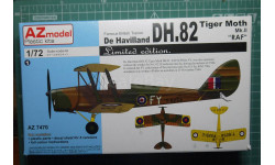учебный самолет DH-82 Tiger Moth Mk II 1:72 AZ model