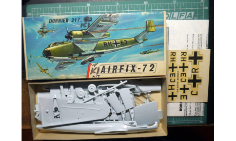 бомбардировщик Dornier (Дорнье)  Do 217E-2  1:72 Airfix, сборные модели авиации, scale72