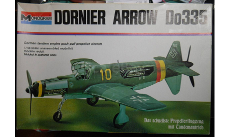 Истребитель Dornier Do 335A 1:48 Monogram, сборные модели авиации, 1/48